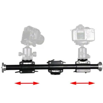 Statīvu galvas - walimex WT-628 Extension Arm with 2 sledges - perc šodien veikalā un ar piegādi