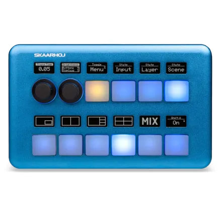 Skaarhoj Quick Pad Blue Ethernet Control Surface 15887