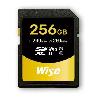 Atmiņas kartes - Wise SD-N 256GB SDXC UHS-II V90 Memory Card WI-SD-N256 - ātri pasūtīt no ražotāja