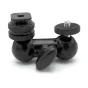 Sortimenta jaunumi - Caruba Dual Ball Head Bracket (coldshoe + 1/4"F to 1/4"M) - ātri pasūtīt no ražotāja
