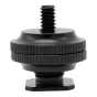 Sortimenta jaunumi - Caruba Hot Shoe Adapter - Universal Hot Shoe -> 1/4" Male Screw Thread (with Spacer) Black - ātri pasūtīt no ražotāja