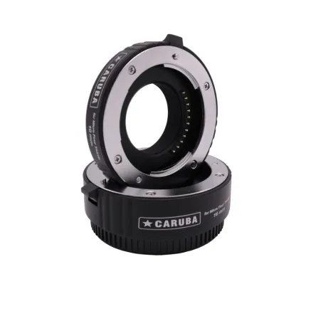 Caruba Extension Tube Set Olympus/Panasonic MFT Chroom (Versie II) ETS MFTC II