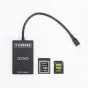 Atmiņas kartes - Caruba 2 in 1 Cardreader XQD + SD USB-C - ātri pasūtīt no ražotāja