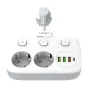 Kameras bateriju lādētāji - Ldnio SE2435 power strip with USB charger - ātri pasūtīt no ražotāja