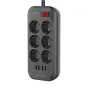 Kameras bateriju lādētāji - Power strip Ldnio SE6403 with USB charger - ātri pasūtīt no ražotāja