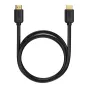 Video vadi, kabeļi - Baseus High Definition HDMI To HDMI Adapter 0.75m Black - perc šodien veikalā un ar piegādi