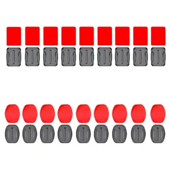 Sporta kameru aksesuāri - Hurtel mount set GoPro DJI Insta360 SJCam Eken - perc šodien veikalā un ar piegādi