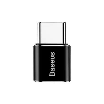 Baseus Micro USB to USB Type-C adapter - black CAMOTG-01
