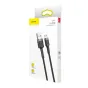 Kabeļi - Baseus Cafule Micro USB cable 2.4A 0,5m (gray + black) CAMKLF-AG1 - ātri pasūtīt no ražotāja