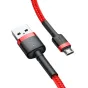 Kabeļi - Baseus Cafule Micro USB cable 2.4A 1m (Red) CAMKLF-B09 - ātri pasūtīt no ražotāja