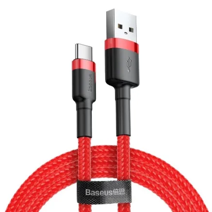 Baseus Cafule USB-C cable 3A 0.5m (Red) CATKLF-A09