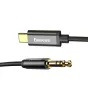 Sortimenta jaunumi - Baseus Yiven Audio cable USB-C to mini jack 3,5mm, 1.2m (Black) CAM01-01 - ātri pasūtīt no ražotāja