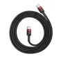 Kabeļi - Baseus Cafule Cable USB-C PD 2.0 QC 3.0 60W 2m (Black+Red) CATKLF-H91 - ātri pasūtīt no ražotāja