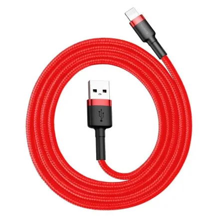Baseus Cafule USB Lightning Cable 2,4A 0,5m (Red) CALKLF-A09