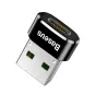 Baseus USB-C to USB-A adapter 3A (Black) CAAOTG-01