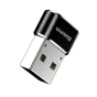 Sortimenta jaunumi - Baseus USB-C to USB-A adapter 3A (Black) CAAOTG-01 - ātri pasūtīt no ražotāja