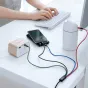 Kabeļi - Baseus Fast USB Cable 4in1 2xUSB-C / Lightning / Micro 3,5A 1,2m - Black CA1T4-B01 - ātri pasūtīt no ražotāja