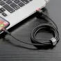 Kabeļi - Baseus Cafule USB Lightning Cable 2,4A 0,5m (Red+Black) CALKLF-A19 - ātri pasūtīt no ražotāja