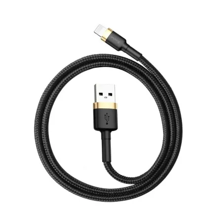 Baseus Cafule Cable USB Lightning 2.4A 1m (Gold+Black) CALKLF-BV1