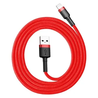 Kabeļi - Baseus Cafule Cable USB Lightning 1,5A 2m (Red) CALKLF-C09 - ātri pasūtīt no ražotāja