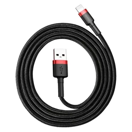 Baseus Cafule Cable USB Lightning 2A 3m (Black+Red) CALKLF-R91