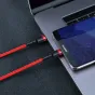 Kabeļi - Baseus Cafule PD2.0 60W flash charging USB For Type-C cable (20V 3A) 2m Red CATKLF-H09 - ātri pasūtīt no ražotāja