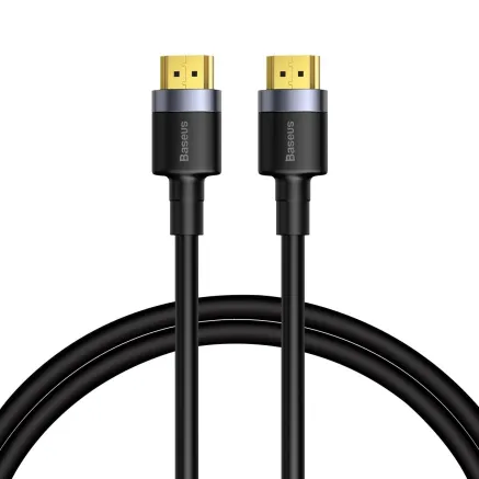 Baseus Cafule 4KHDMI Male To 4KHDMI Male Adapter Cable 2m Black CADKLF-F01