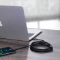 Kabeļi - Baseus Cafule PD2.0 100W flash charging USB For Type-C cable (20V 5A)2m Red+Black - perc šodien veikalā un ar piegādi