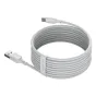Kabeļi - Baseus Simple Wisdom Data Cable Kit USB to Type-C 5A (2PCS/Set）1.5m White TZCATZJ-02 - ātri pasūtīt no ražotāja