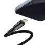 Kabeļi - Baseus High Density Braided Cable Type-C to Lightning, PD, 20W, 2m (Black) CATLGD-A01 - ātri pasūtīt no ražotāja