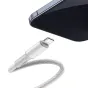 Kabeļi - Baseus High Density Braided Cable Type-C to Lightning, PD, 20W, 1m (white) CATLGD-02 - ātri pasūtīt no ražotāja
