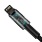 Kabeļi - Baseus Tungsten Gold Cable Type-C to iP PD 20W 2m (black) CATLWJ-A01 - ātri pasūtīt no ražotāja