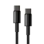 Kabeļi - Baseus Tungsten Gold Cable Type-C to Type-C 100W 2m (black) CATWJ-A01 - ātri pasūtīt no ražotāja
