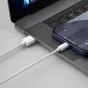 Kabeļi - Baseus Simple Wisdom Data Cable Kit USB to Lightning 2.4A (2PCS/Set）1.5m White TZCALZJ-02 - ātri pasūtīt no ražotāja