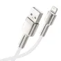 Kabeļi - USB cable for Lightning Baseus Cafule, 2.4A, 1m (white) CALJK-A02 - ātri pasūtīt no ražotāja