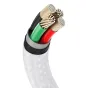 Kabeļi - USB cable for Lightning Baseus Cafule, 2.4A, 2m (white) CALJK-B02 - ātri pasūtīt no ražotāja