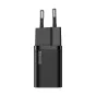 Baterijas, akumulatori un lādētāji - Baseus Super Si Quick Charger 1C 20W (black) CCSUP-B01 - ātri pasūtīt no ražotāja