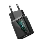 Baterijas, akumulatori un lādētāji - Baseus Super Si Quick Charger 1C 20W with USB-C cable for Lightning 1m (black) - ātri pasūtīt no ražotāja