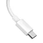 Kabeļi - Baseus Simple Wisdom Data Cable Kit USB to Micro 2.1A (2PCS/Set) 1.5m White TZCAMZJ-02 - ātri pasūtīt no ražotāja