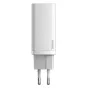 Baterijas, akumulatori un lādētāji - Quick Travel Charger Baseus GaN2 Lite USB+C 65W EU (white) CCGAN2L-B02 - ātri pasūtīt no ražotāja