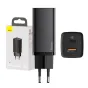 Baterijas, akumulatori un lādētāji - Quick Travel Charger Baseus GaN2 Lite USB+C 65W EU (black) CCGAN2L-B01 - ātri pasūtīt no ražotāja