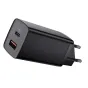Baterijas, akumulatori un lādētāji - Quick Travel Charger Baseus GaN2 Lite USB+C 65W EU (black) CCGAN2L-B01 - ātri pasūtīt no ražotāja