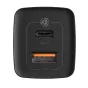 Baterijas, akumulatori un lādētāji - Quick Travel Charger Baseus GaN2 Lite USB+C 65W EU (black) CCGAN2L-B01 - ātri pasūtīt no ražotāja