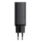 Baterijas, akumulatori un lādētāji - Quick Travel Charger Baseus GaN2 Lite USB+C 65W EU (black) CCGAN2L-B01 - ātri pasūtīt no ražotāja