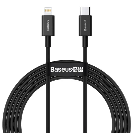 Baseus Superior Series Cable USB-C to iP, 20W, PD, 2m (black) CATLYS-C01