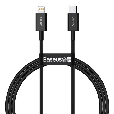Baseus Superior Series Cable USB-C to iP, 20W, PD, 1m (black) CATLYS-A01