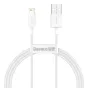 Baseus Superior Series Cable USB to Lightning, 2.4A, 1m (white) CALYS-A02