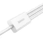 Kabeļi - USB cable 3in1 Baseus Superior Series, USB to micro USB / USB-C / Lightning, 3.5A, 1.2m (white) CAMLTYS-02 - ātri pasūtīt no ražotāja
