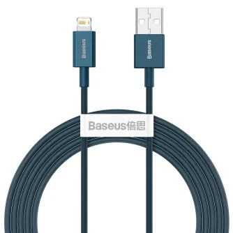 Kabeļi - Baseus Superior Series Cable USB to iP 2.4A 2m (blue) CALYS-C03 - ātri pasūtīt no ražotāja