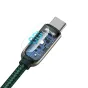 Kabeļi - Baseus displeja kabelis no USB-C uz USB-C 100W 1m (zaļš) CATSK-B06 - ātri pasūtīt no ražotāja
